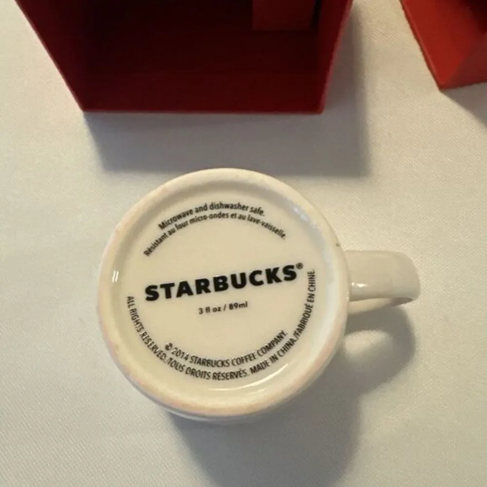 Starbucks 2014 Espresso Cup 3‎ oz. Oh, What Fun
